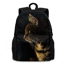 Mochila pessoal de animais 3d, mochila escolar com 15 polegadas para meninos e meninas, para cães e gatos 2024 - compre barato