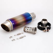 Motorcycle For DUKE Universal all years 36-61MM Scooter Motorcycle Akrapovic Exhaust Pipe Muffler PIt Bike Escape Moto System 2024 - buy cheap