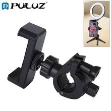 Adaptador puluz para guidão, suporte para telefone para youtube, transmissão ao vivo, vlogging, gravação 2024 - compre barato