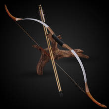 Toparchery 25/30/35/40/45/50 lbs Traditional Recurve Long Bow Horsebow Handmade Laminated Wooden Ourdoor Sports Hunting Shooting 2024 - buy cheap
