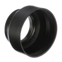 49mm 3 Stage Collapsible Rubber Lens Hood Sun Shade For Canon Nikon Sony Camera 2024 - buy cheap