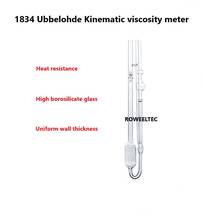 Viscosímetro de Ubbelohde 1834, medidor de viscosidad kinemática * 1 tamaño opcional, bueno 2024 - compra barato