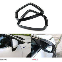 Car Accessories for Peugeot 3008 GT 2017-2020 / 5008 GT 2017 2018 ABS Carbon Fiber Rearview Mirrors Rain Shield Deflector Trim 2024 - buy cheap