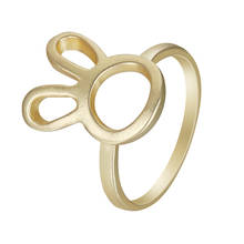 Kinitial Fashion Women's Finger Ring Pet Rabbit Cat Ears abbit Wedding Rings Animal Jewelry Bijoux Gift 2024 - buy cheap