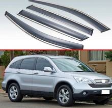 Visera Exterior de plástico para Honda CRV CR-V, protector de ventana de salpicadero y Deflector de sol, 4 Uds., 2007, 2008, 2009, 2010, 2011 2024 - compra barato