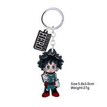 Anime My Hero Academia Keychain Bakugou Katsuki Shoto All Might Keyrings Metal Midoriya Izuku Pendant Key Chain Men Jewelry 2024 - buy cheap