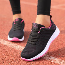 ALIUPS Feminino Fashion Lace-Up Black Sport Shoes For Women Walking Sneakers Light Flat Tennis Woman Shoes Outdoor Gym 2024 - buy cheap