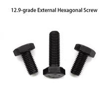 12.9 Grade Hex Head Screw Alloy Steel High Strength Hex Head Half Tooth Bolt 5PCS 2024 - buy cheap