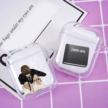 Funda de moda Death Note para Apple AirPods 2 1 Gen, funda protectora transparente para auriculares, accesorios 2024 - compra barato