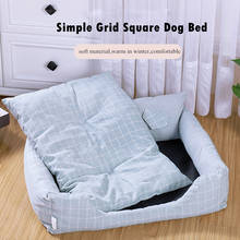 Removable&Washable Dog Kennel House Cat Nest Four Season Puppy Bed Bench for Small Medium Large Dogs Waterproof Pet Sofa Cushion 2024 - buy cheap