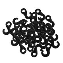 100 Pieces Plastic Hook for Fasten Camping Tent Backpack Cord Rope End Hanging 2024 - buy cheap