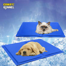 CAWAYI KENNEL Dog Cooling Mat Pet Ice Pad Teddy Mattress Pet Cool Mat Bed Cat Summer Keep Cool Pet Gel Cooling Dog Mat for Dogs 2024 - compre barato