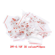 300pcs/lot Ceramic capacitor set pack 2PF-0.1UF 30 values*10pcs Electronic Components Package capacitor Assorted Kit samples Diy 2024 - buy cheap