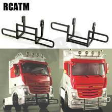 Metal Front Bumper Anti-collision Guardrail For 1/14 Tamiya RC Truck Scania Actros R620 470 1851 1850 2024 - buy cheap