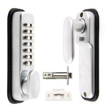 NEW-Digital Push Button Door Lock Key Pad Code Combination Access Mechanical Keyless 2024 - buy cheap