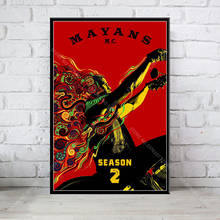 G300 Art Decor Hot Mayans MC 2018 Hot TV Series Show Season Custom Wall Art Canvas Painting Silk Poster 2024 - buy cheap