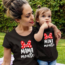 Conjuntos a juego para la familia, camiseta de verano de algodón con estampado Mini para madre, hija, mamá y yo, ropa de aspecto familiar 2024 - compra barato