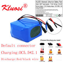 KLUOSI 6S6P 21.6V 24V 17.4Ah 18Ah 25.2V Lithium Battery Pack with 25A BMS for Electric Bicycle Ebike Scooter Wheelchair Cropper 2024 - buy cheap