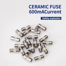 20pcs Ceramic Fuse For Multimeter Instrument 600mA 10A Ceramic British Plug Fuse 2024 - buy cheap