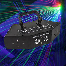 Novo projetor de laser com seis olhos, vermelho, verde, azul, digitalização, feixe de cores, scanner de barra, flash, casamento, festa, festa à laser 2024 - compre barato