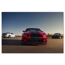 Картина на холсте 2014 Ford Shelby GT500 суперкар плакаты и принты настенные художественные декоративные картины Современное украшение для дома 2024 - купить недорого