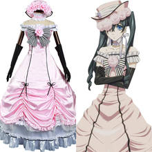 Nime Black Butler-disfraz de Ciel Phantomhive, traje de Cosplay, traje de Carnaval para Halloween 2024 - compra barato