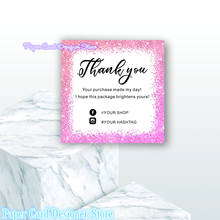 100 Cars /set Personalization MINI Packaging Insert Card ,Thank You For Your Order Small Business Insert card social media card 2024 - buy cheap