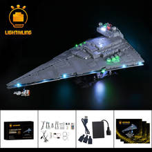 Kit de luz LED para Star Wars 75252, destructor estelar Imperial, juguetes, bloques de construcción, juego de iluminación, Control remoto 2024 - compra barato