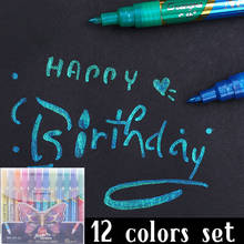12 Colors / Box Color Flash Painting Pen Children's Student Marker Pen Set Drawing Painting Art Pen Gift 2024 - buy cheap