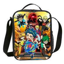 Boys Game Anime Beyblade Burst Print Lunch Bags Children Crossbody Lunch Box Kids Portable Insulated Box Picnic Tote Cooler Bag 2024 - buy cheap