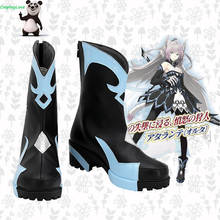 FGO Fate Apocrypha Fate Grand Order Berserker Atalanta Alter, zapatos de Cosplay negros, botas largas de cuero hechas a medida para Halloween 2024 - compra barato