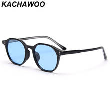 Kachawoo small round sunglasses men polarized blue pink rivet vintage eyeglasses tr90 women decoration Summer uv400 best seller 2024 - buy cheap