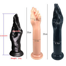 Arm Huge Dildo Suction Cup Fist Dildo Anal Plug Butt Penis Plug Female Masturbator Clitoral Stimulator Sex Toys For Women 2024 - buy cheap
