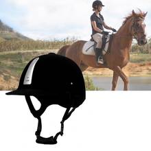 Шлем для конного спорта унисекс, дышащий Регулируемый головной убор для верховой езды, аксессуары для конного спорта 2024 - купить недорого