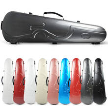 New style violin case carbon fiber waterproof violin hard case violin case 4/4 2024 - buy cheap