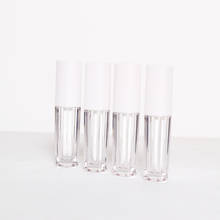 Tubos de brillo labial de Vacío claro, 2,5 ml, protector labial de tubo de plástico, Mini contenedor de muestra de cosmético, botella de almacenamiento de lápiz labial líquido 2024 - compra barato