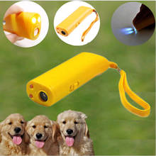 Repelente ultrasónico de entrenamiento para perros, dispositivo de entrenamiento 3 en 1, antiladridos, disuasorio para ladridos, equipo de entrenamiento para mascotas 2024 - compra barato