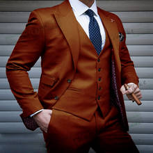 Kirk Dike-traje de boda para hombre, esmoquin de estilo nuevo para novio, chaqueta, pantalones y chaleco, color verde azulado, amarillo y morado 2024 - compra barato