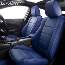 Kokololee personalizado couro capa de assento do carro para ssangyong rodius actyon presidente kyron korando tivolan assentos automóveis carros 2024 - compre barato