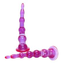 Butt Plug Prostate Massager Sex Machine G-spot Silicone Anal Beads Adult Sex Toys For Woman Men Gay Jelly Anal Plug 2024 - buy cheap