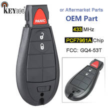 KEYECU 433MHz PCF7961A Chip FCC: GQ4-53T OEM / Aftermarket Parts 3 Button Remote Key Fob for Dodge RAM 1500 2500 3500 2013-20 2024 - buy cheap