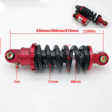 250mm 1100lbsMotorcycle Rear Air Gas Shock Absorber Suspension For  Monkey Bike Motorcross Dirt Pit Bike ATV Quad 1100lbs 2024 - buy cheap