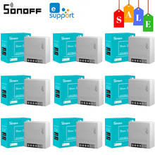 1-20pcs Sonoff MINIR2 2-Way DIY Wifi Smart Switch Smart Home Automation Module Via App Remote Control Work With Alexa GoogleHome 2024 - buy cheap