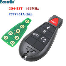 4+1/5 Buttons Remote Key Fob 433mhz PCF7961A chip for Dodge RAM 1500 2500 3500 2013-2018 With Remote Start fobik GQ4-53T 2024 - buy cheap