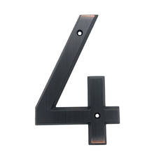 15cm Big 3D Modern House Number Door Home Address Numbers for House Digital Door Outdoor Sign 6 Inch. #4 Aged Bronze 2024 - buy cheap