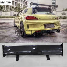 Carbon Fiber Racing Rear Spoiler Wing for Volkswagen Scirocco Standard Bumper/r Bumper Car Body Kit 09-14 2024 - buy cheap