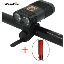 WasaFire 5000 Lumens Bicycle Light USB Rechargeable T6 LED Bike Front Lights Cycling Headlight with LED Laser Bike Taillight 2024 - buy cheap