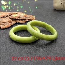 Brazalete de Jade para hombre y mujer, pulsera de jadeíta de moda, amuleto de joyería verde 5A +, regalos chinos naturales 2024 - compra barato