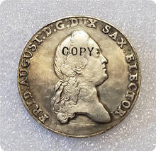 1775 edc thaler estados alemães saxônia copiar moeda 2024 - compre barato
