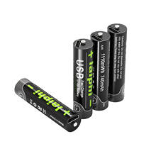 Batería recargable de iones de litio, pila de 1,5 V, AAA, 1100mwh, 1,5 V, aaa 2024 - compra barato